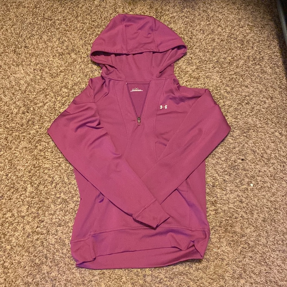 Purple, Quarter-Zip Hoodie